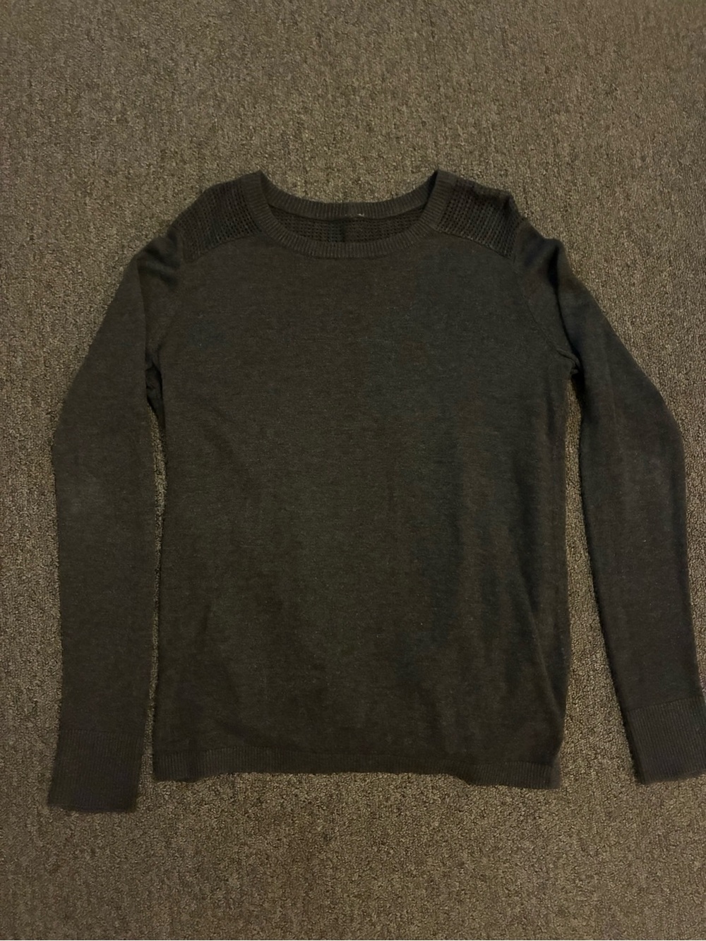 Lululemon Grey Sweater (Open Back)